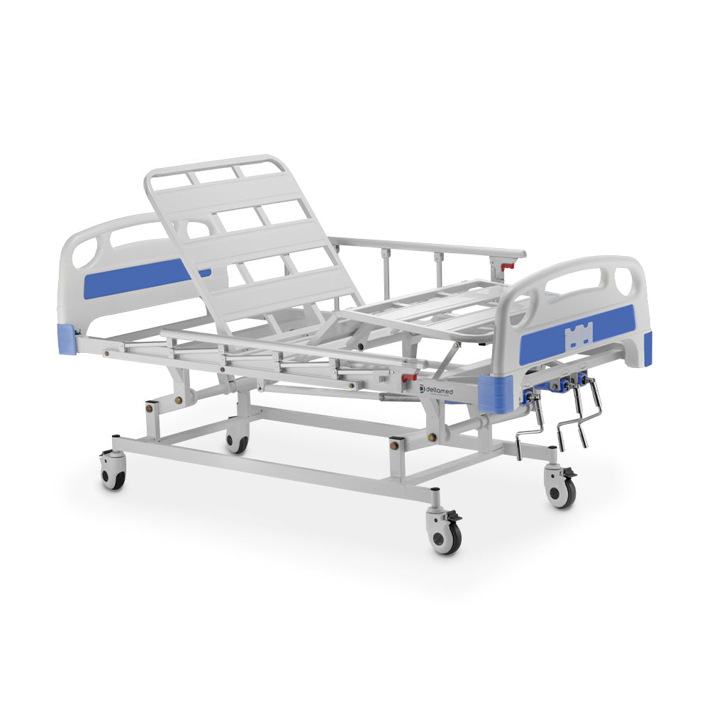 Cama Fawler 3 manivelas DX3 c/ Eleva Leito - Dellamed