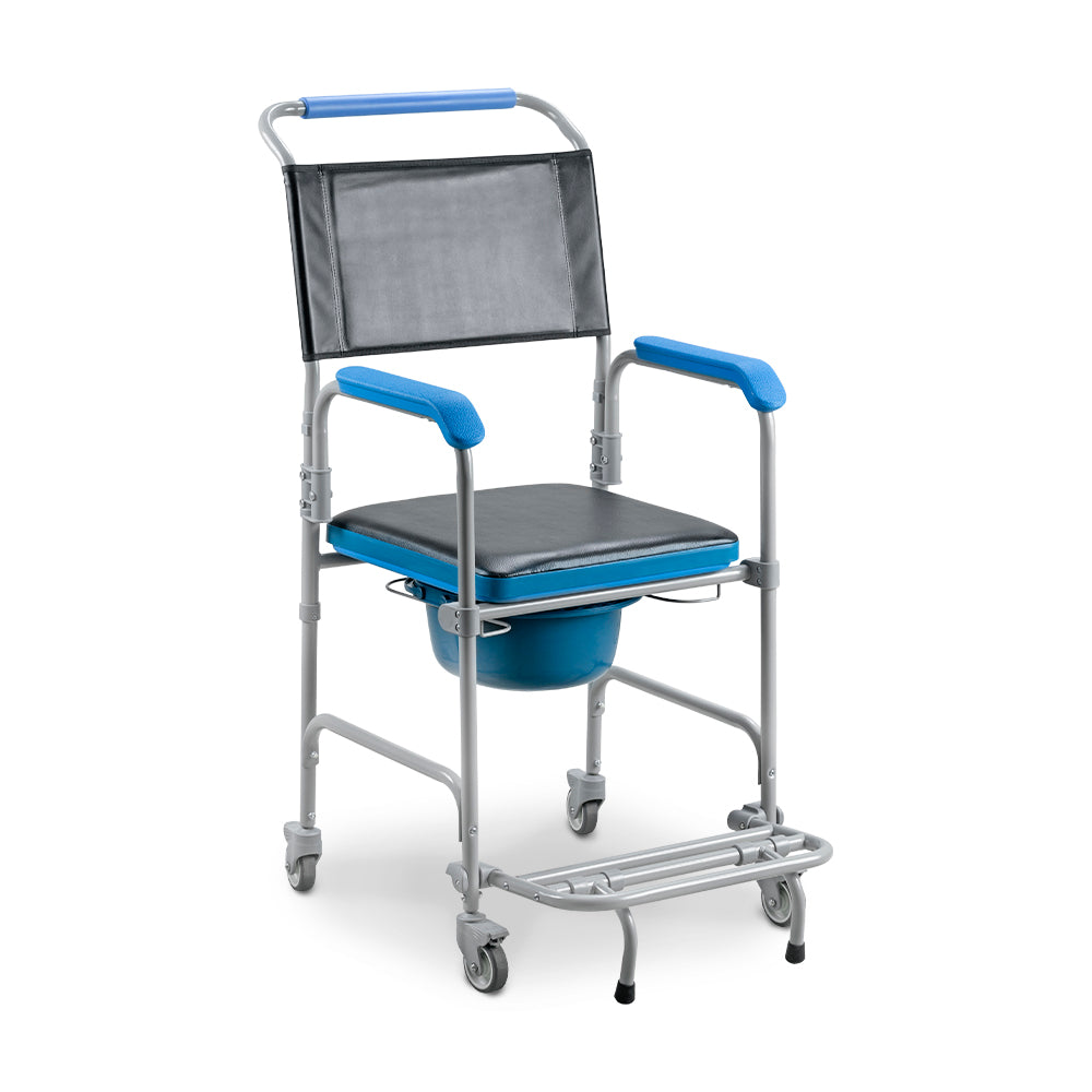 Cadeira de Banho Higiênica Desmontável em Aço D50 (150kg) - Dellamed
