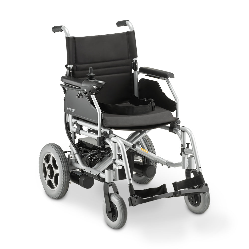 Cadeira de Rodas Motorizada Dobrável Elétrica Bivolt Alumínio D900 - Dellamed