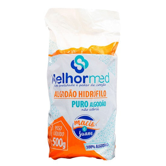 Algodão Hidrófilo 500g - Melhormed