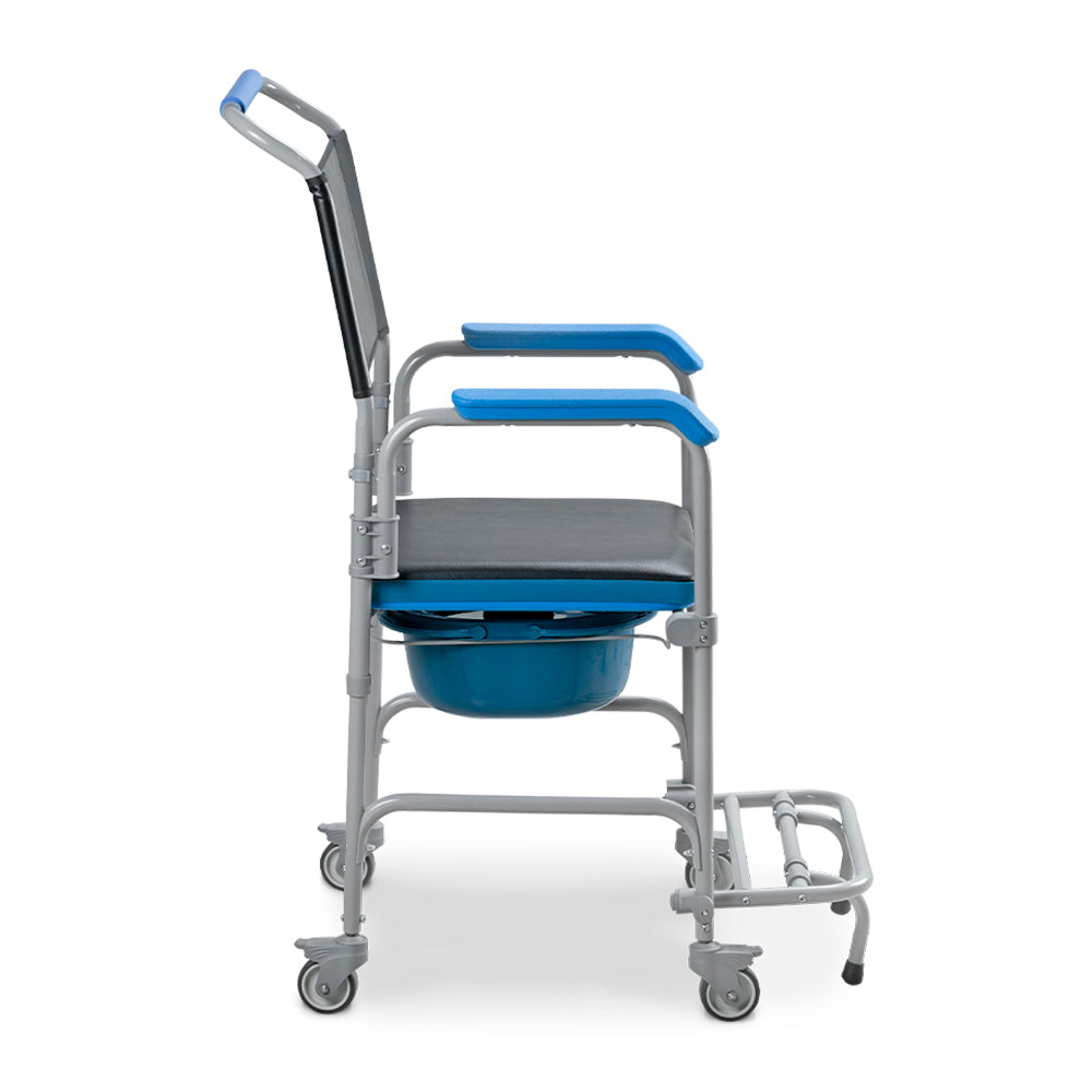 Cadeira de Banho Higiênica Desmontável em Aço D50 (150kg) - Dellamed