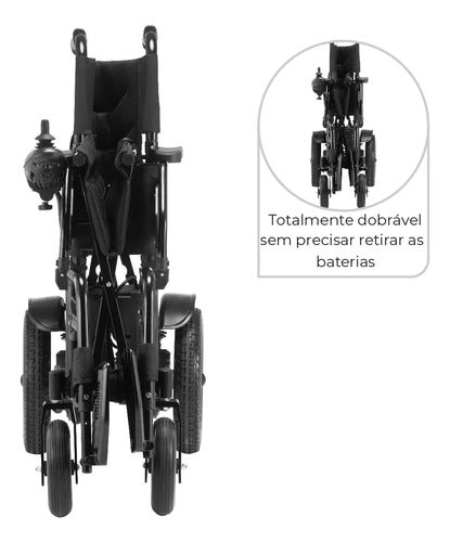 Cadeira de Rodas Motorizada D800 (120 kg) - Dellamed