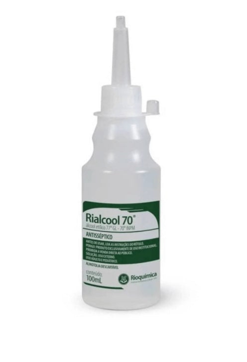 Álcool 70% 100ml Almotolia Rioquímica