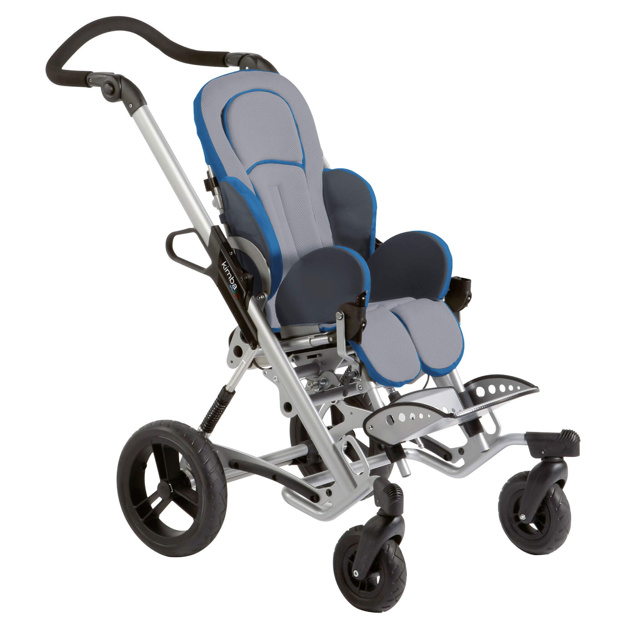 Carrinho Kimba Neo 2 Assento 26-35cm Cinza/Azul Ottobock