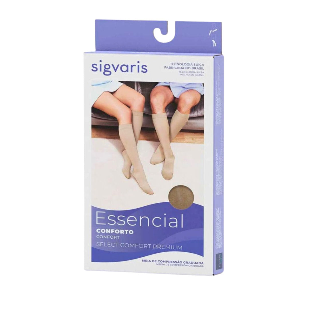 Meia de Compressão 7/8 Sigvaris Select Comfort 30-40 mmHg + E-book