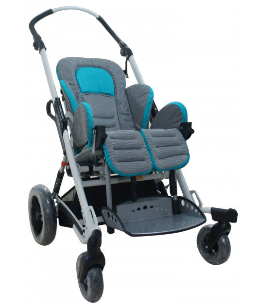 Carrinho Kimba Neo 2 Assento 26-35cm Cinza/Azul Ottobock