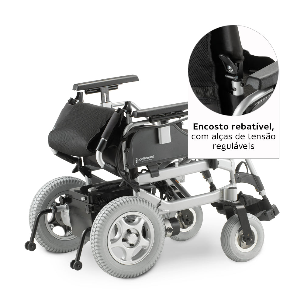 Cadeira de Rodas Motorizada D1000 - Dellamed