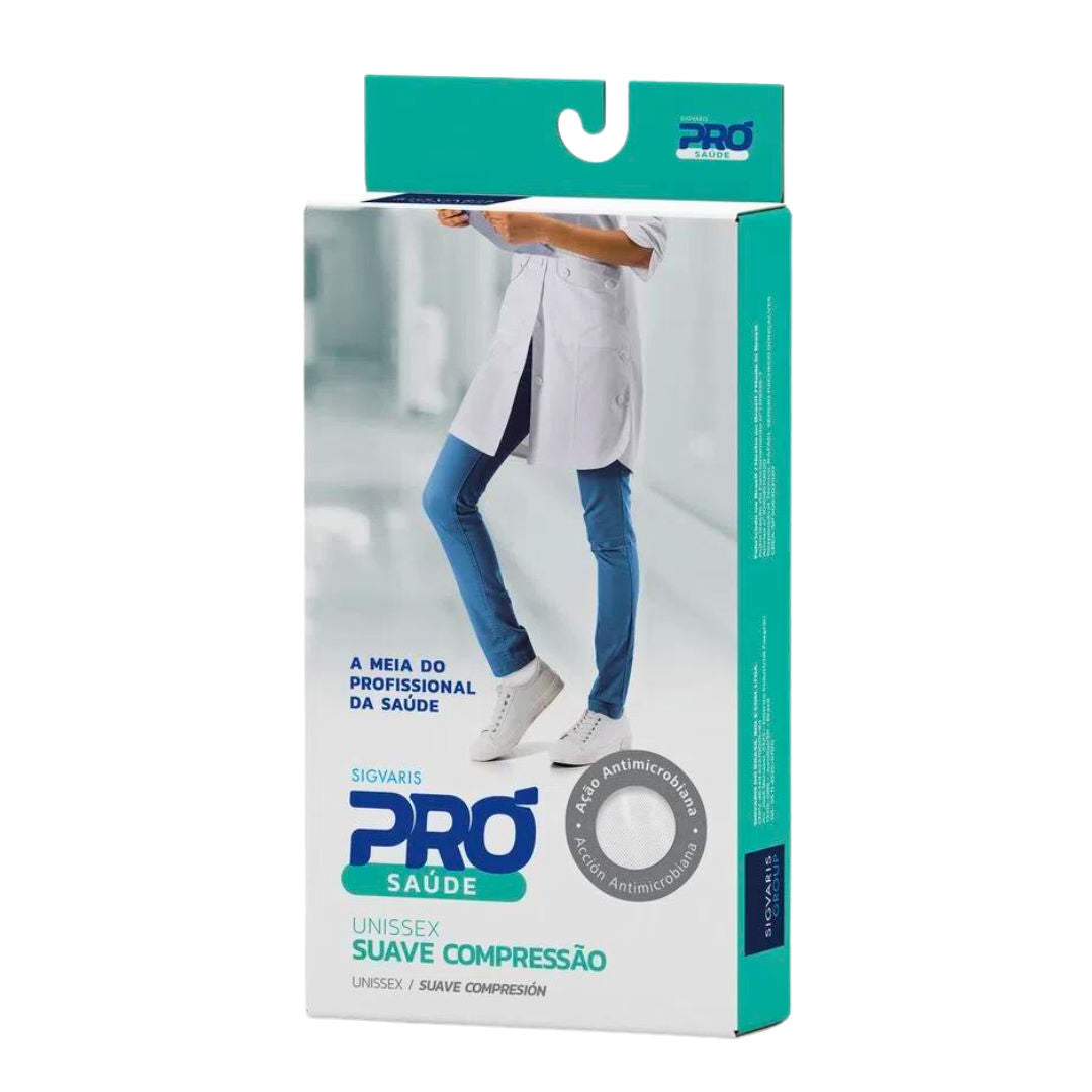 Meia de Compressão 3/4 Pró Saude 15-20 mmHg Sigvaris + E-book