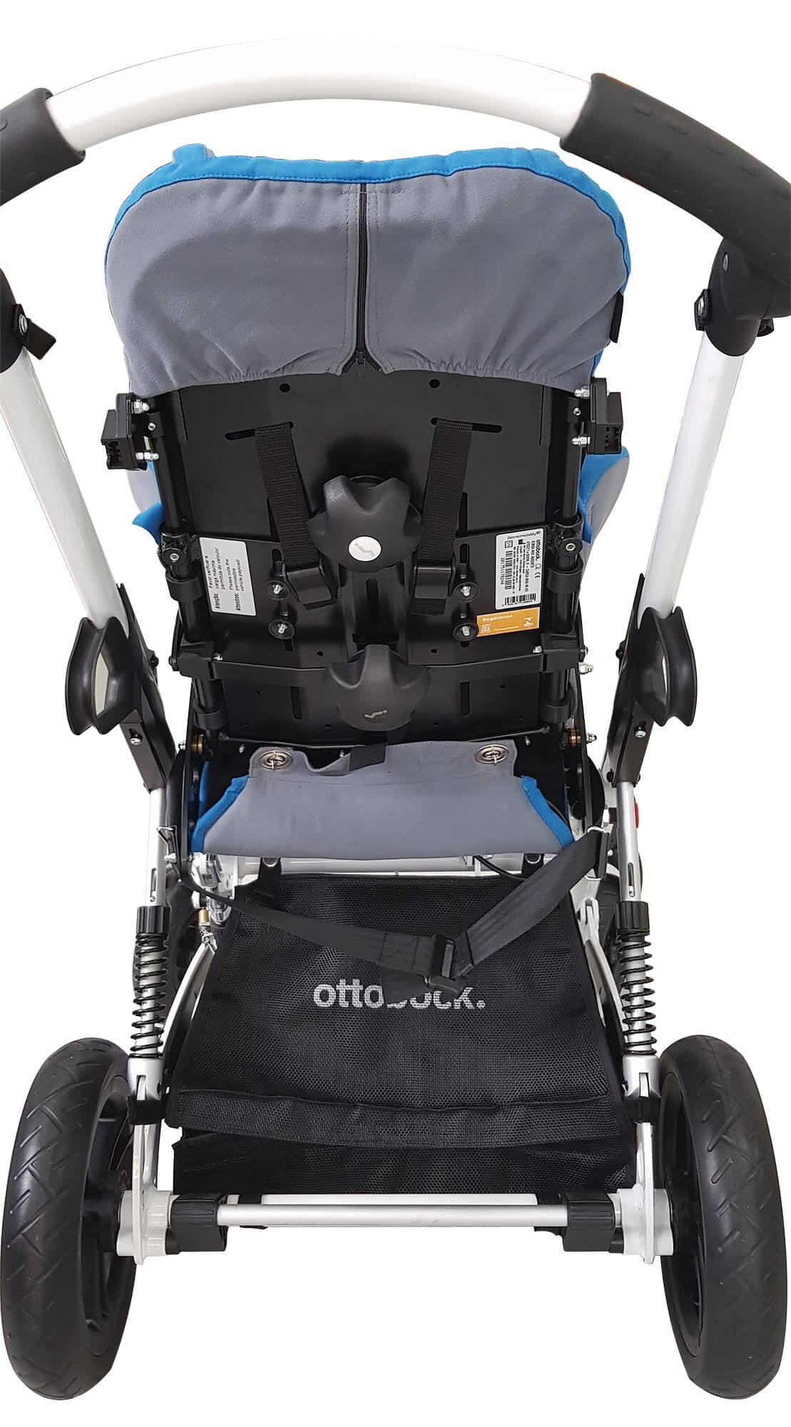 Carrinho Kimba Neo 2 Assento 26-35cm Cinza/Azul Ottobock