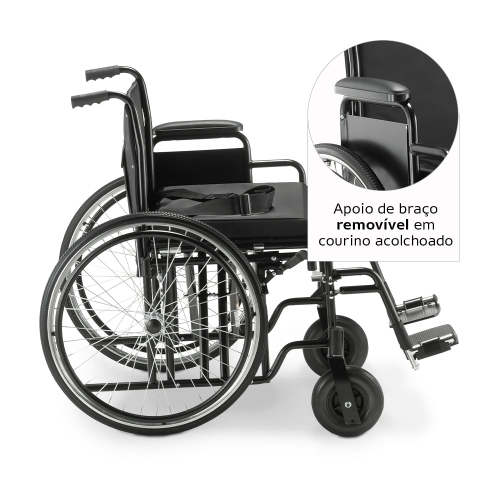Cadeira de Rodas Obeso D500 (180 kg) - Dellamed