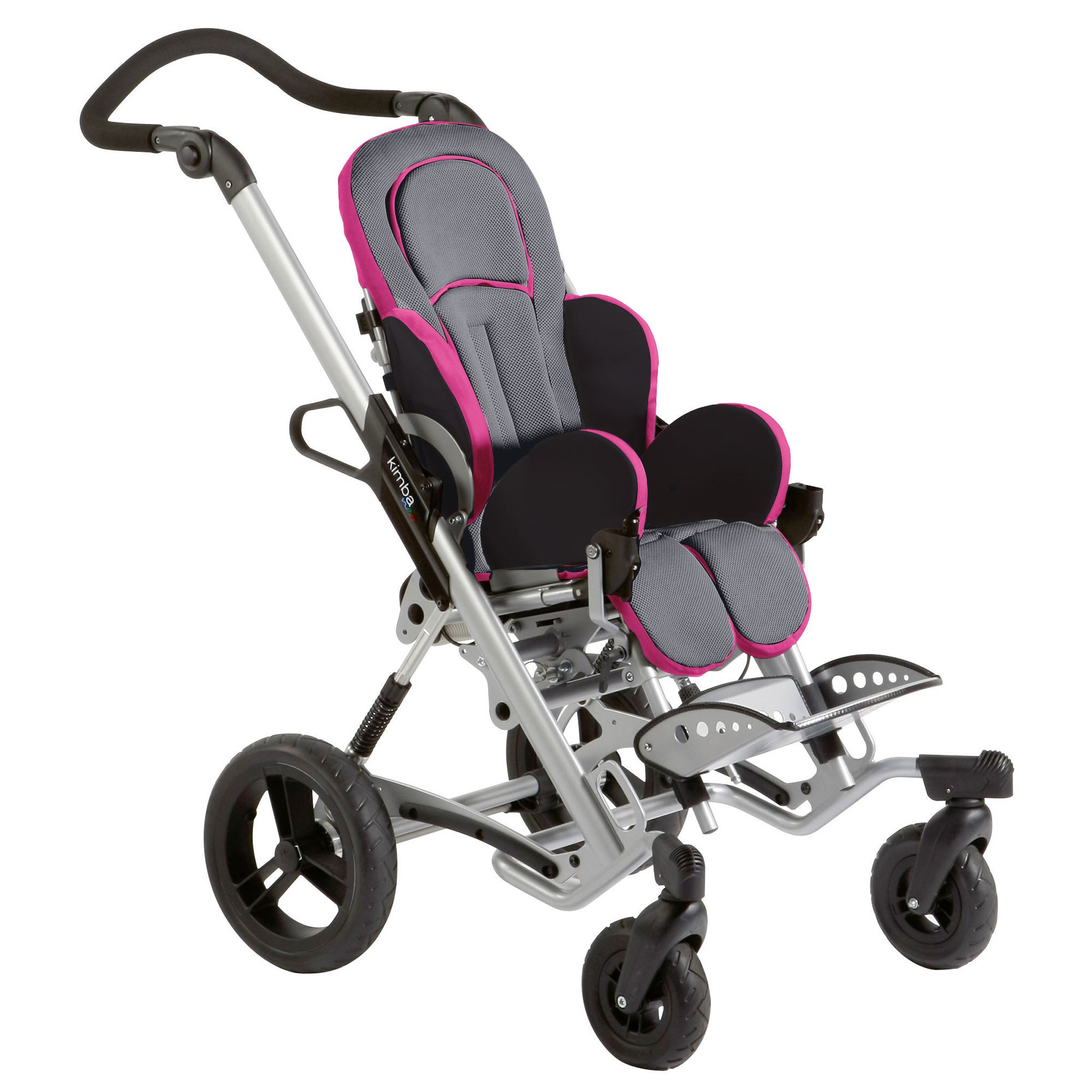 Carrinho Kimba Neo 2 Preto e Framboesa Completo Ottobock