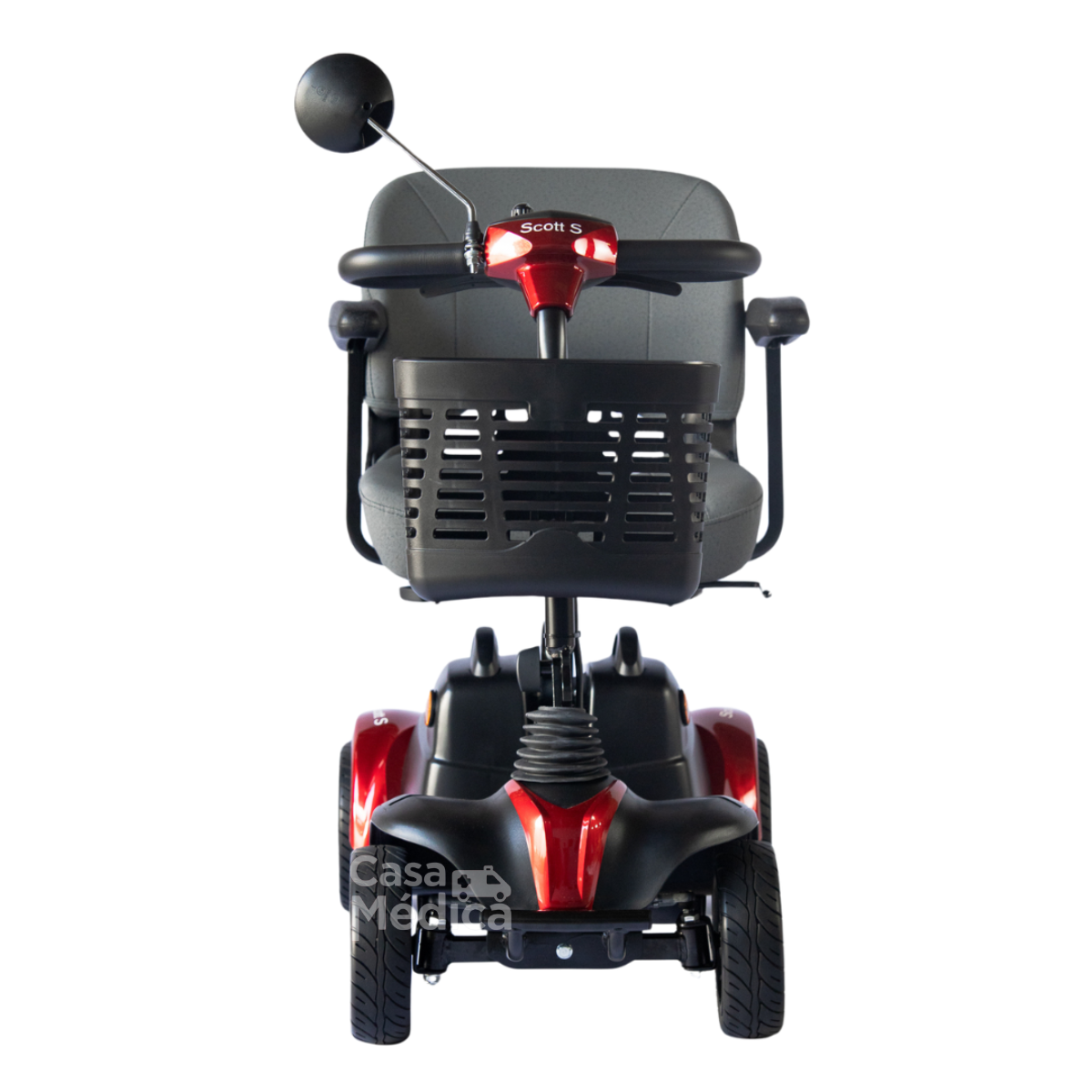 Cadeira de Rodas Scooter Elétrica Scott S + Bengala fixa c/ apoio  Mercur