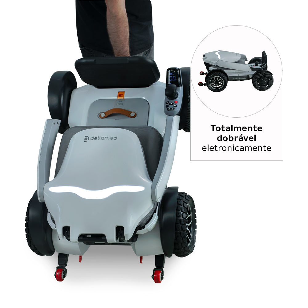 Cadeira de Rodas Motorizada Spacemed (120 kg) - Dellamed