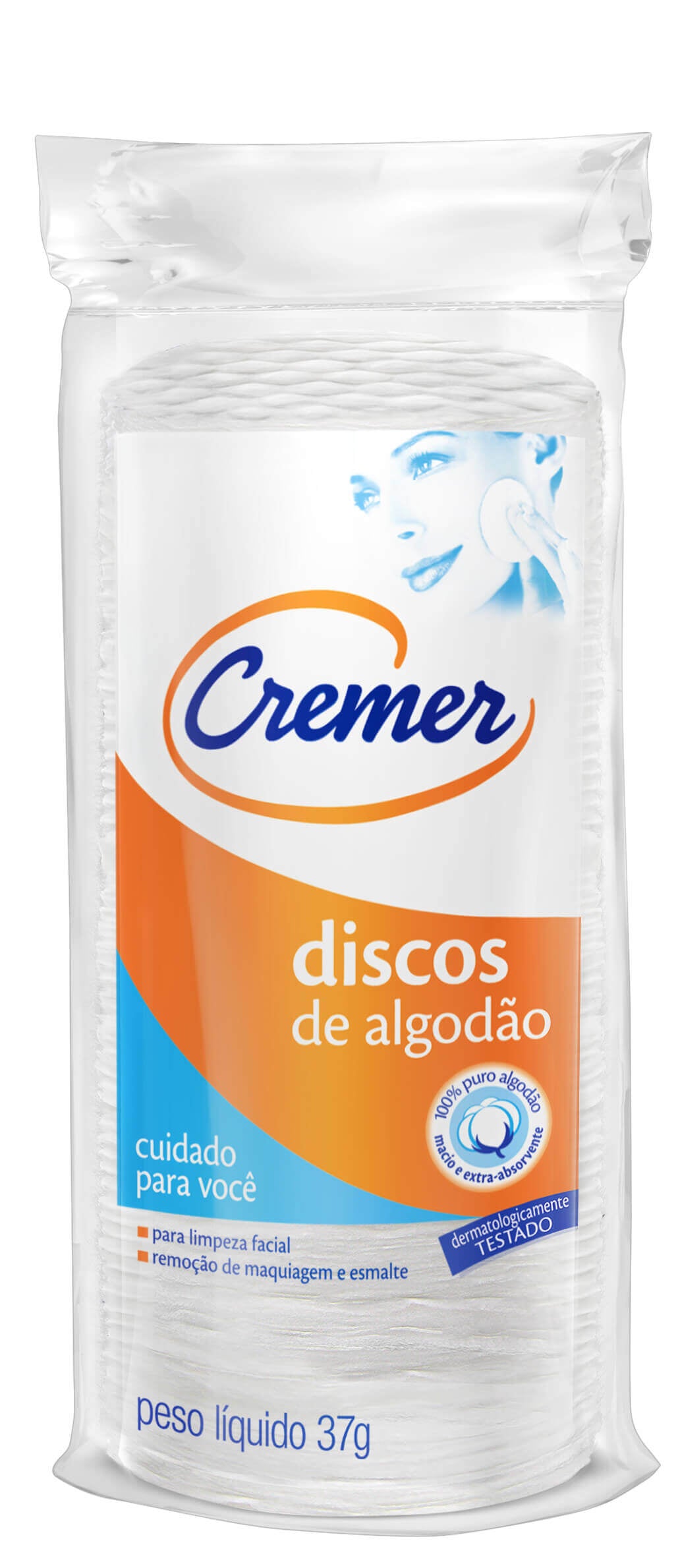 Algodão Disco 37g Cremer