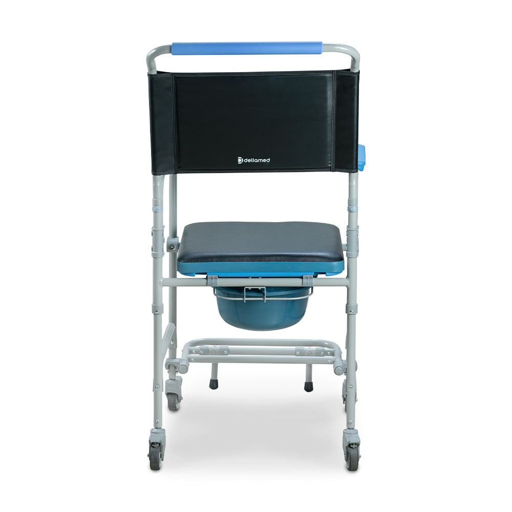 Cadeira de Banho Higiênica Desmontável em Aço D50 (150kg) - Dellamed