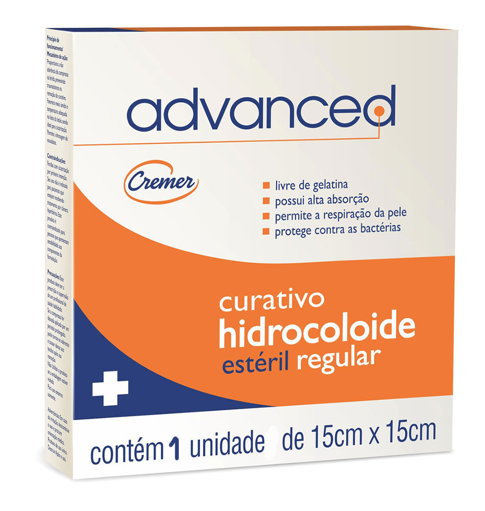 Curativo Hidrocoloide Estéril Advanced Cremer