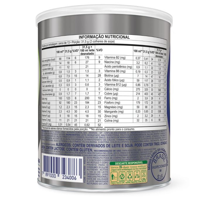 Nutren Active 400gr Nestlé