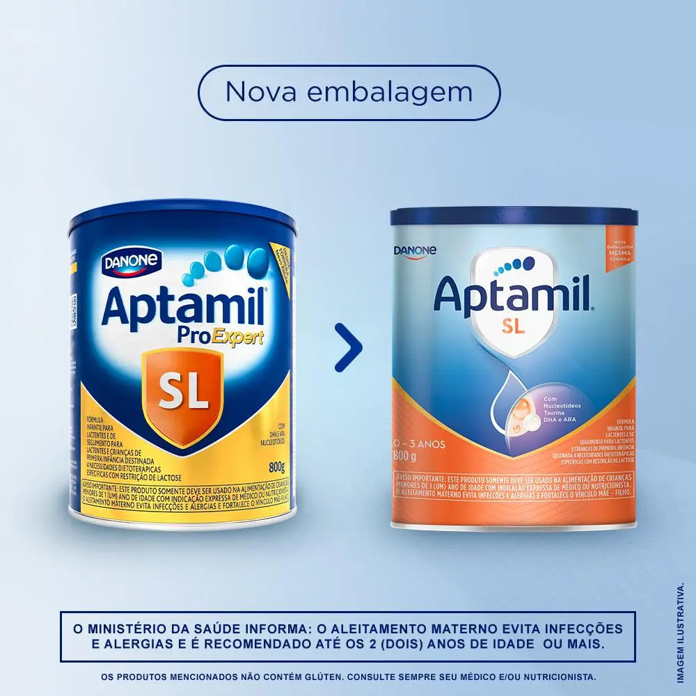 Aptamil ProExpert SL - Fórmula Infantil Sem Lactose 800g Danone + E-book