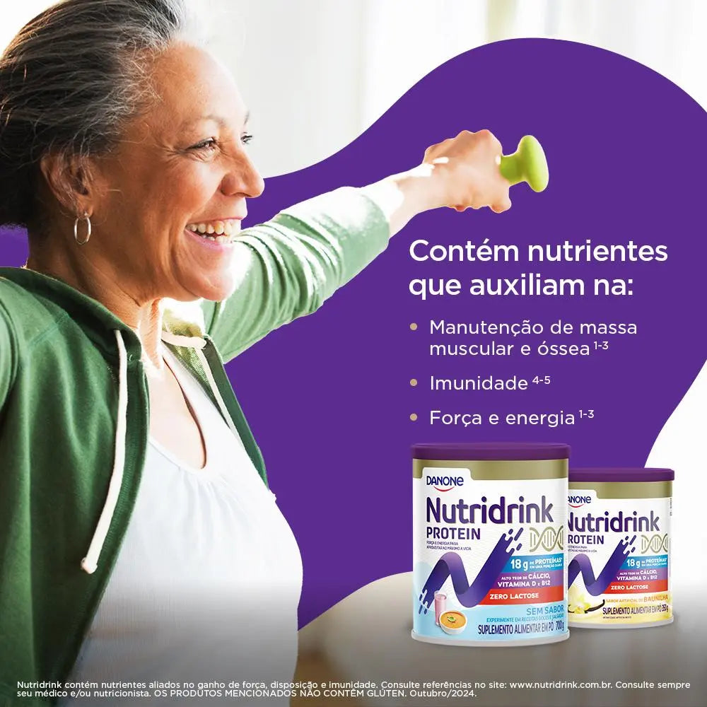 Nutridrink Protein Pó s/Sabor Lata 700g Danone