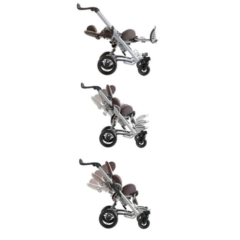 Carrinho Kimba Neo 1 Assento 20-30cm Preto/Cinza Ottobock