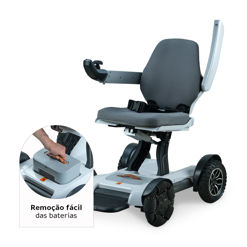 Cadeira de Rodas Motorizada Spacemed (120 kg) - Dellamed