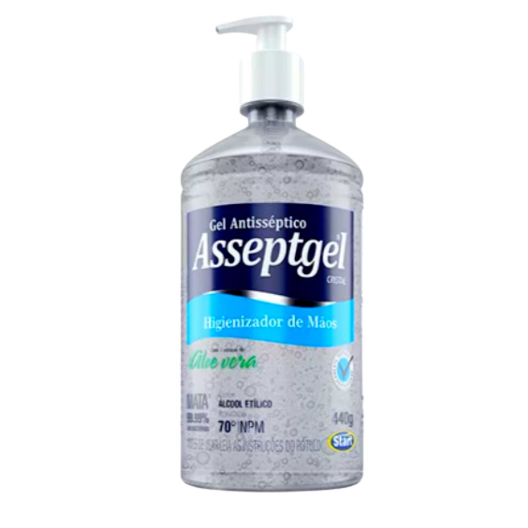 Álcool em Gel 420g Antisséptico Asseptgel Start Quimica