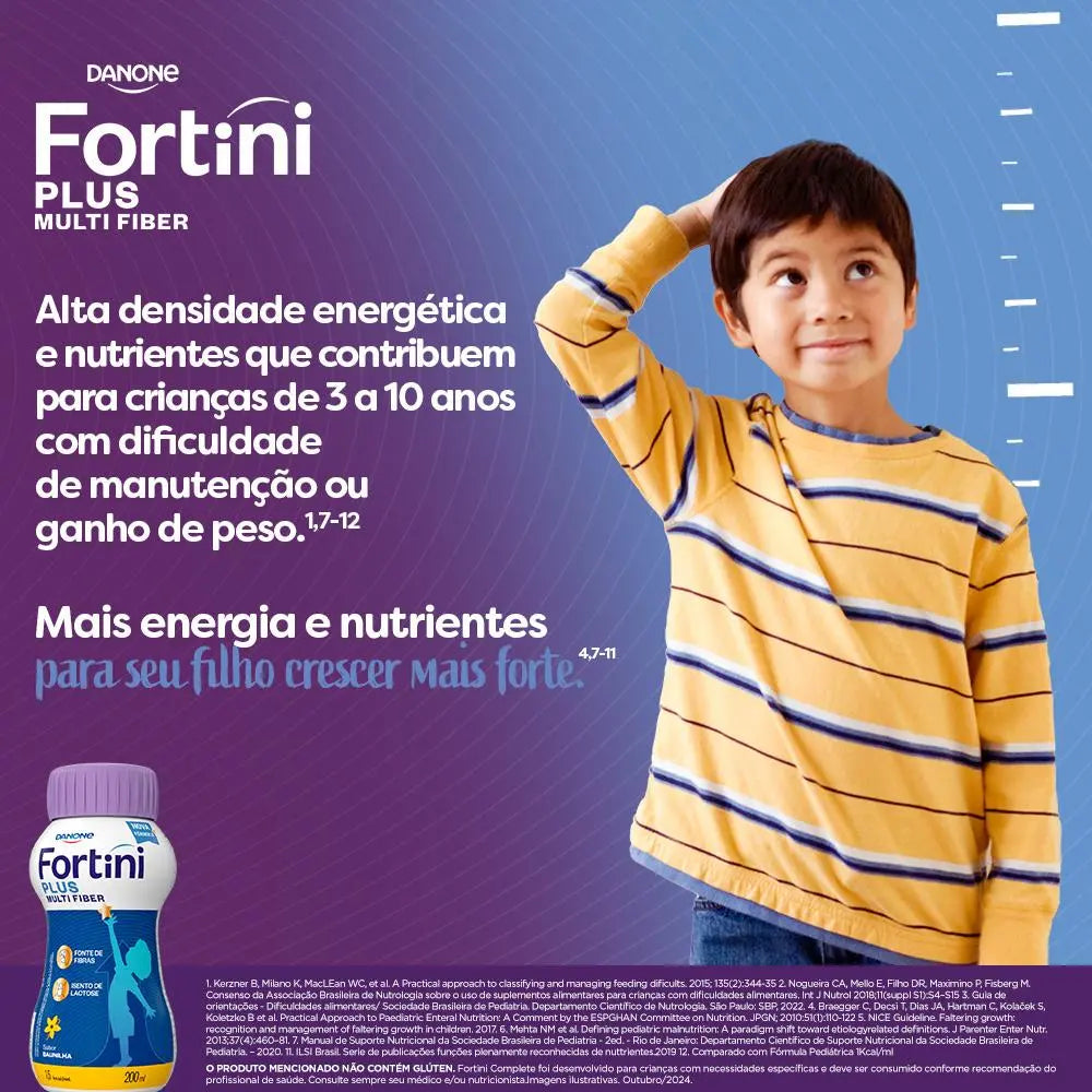 Suplemento Infantil Fortini Multi Fiber 200ml - Danone