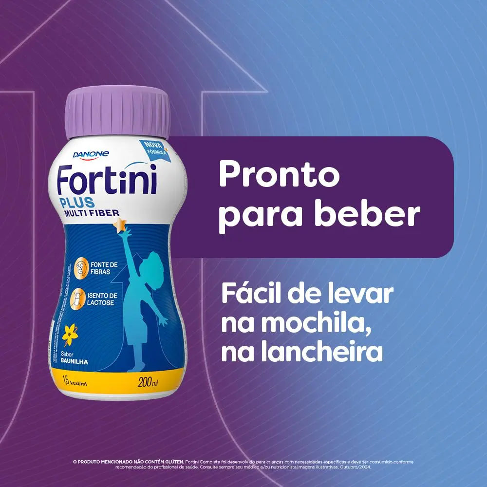Suplemento Infantil Fortini Multi Fiber 200ml - Danone