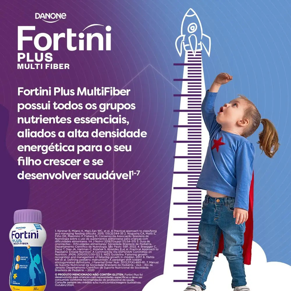 Suplemento Infantil Fortini Multi Fiber 200ml - Danone