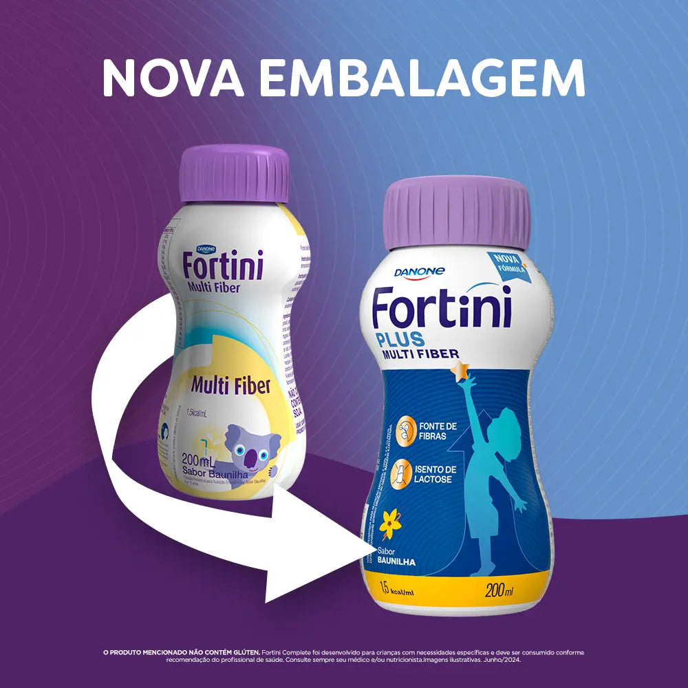 Suplemento Infantil Fortini Multi Fiber 200ml - Danone