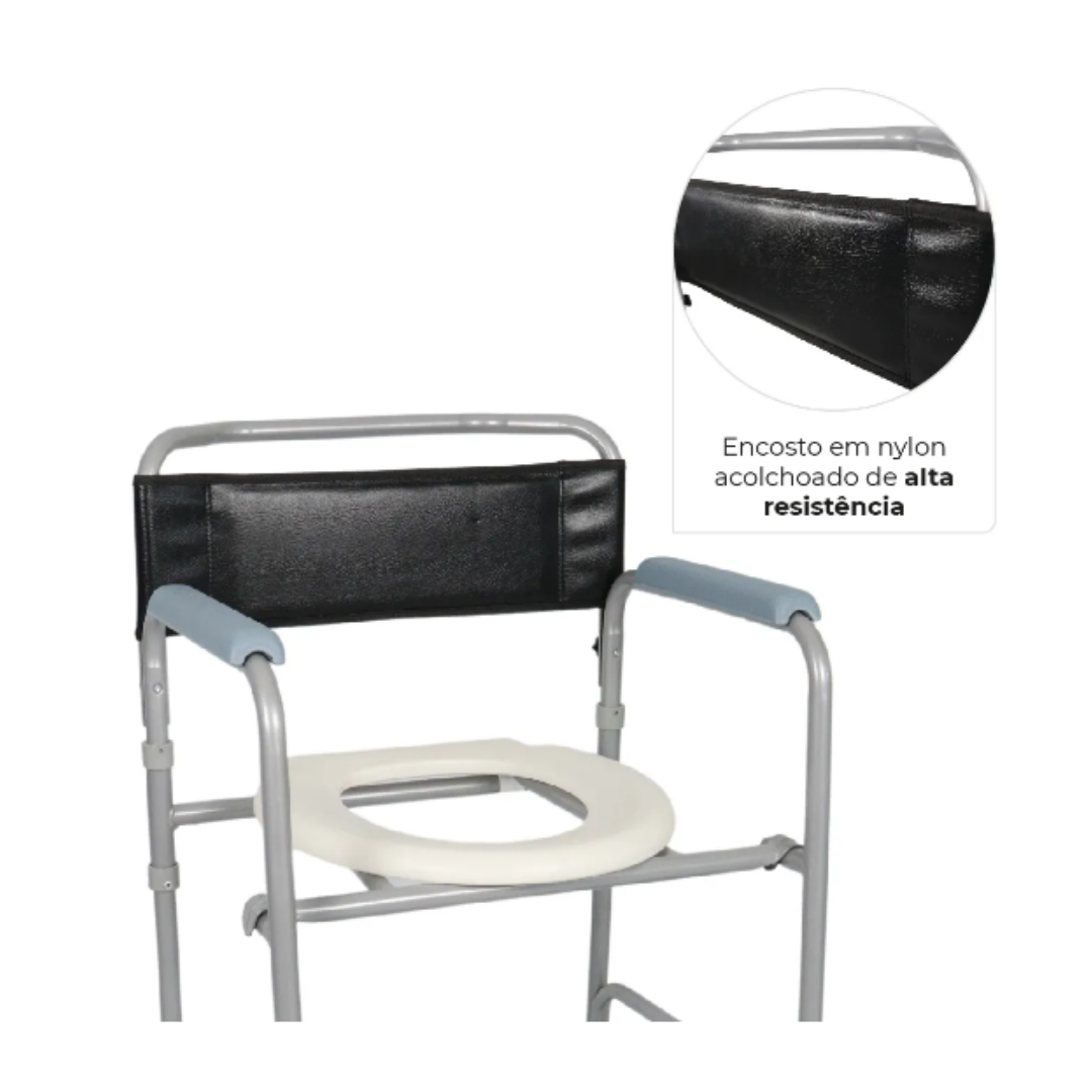 Encosto Cadeira Banho D40 - Dellamed