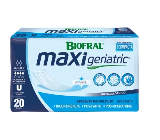 Absorvente  Único c/ 20 - Maxi Geriatric