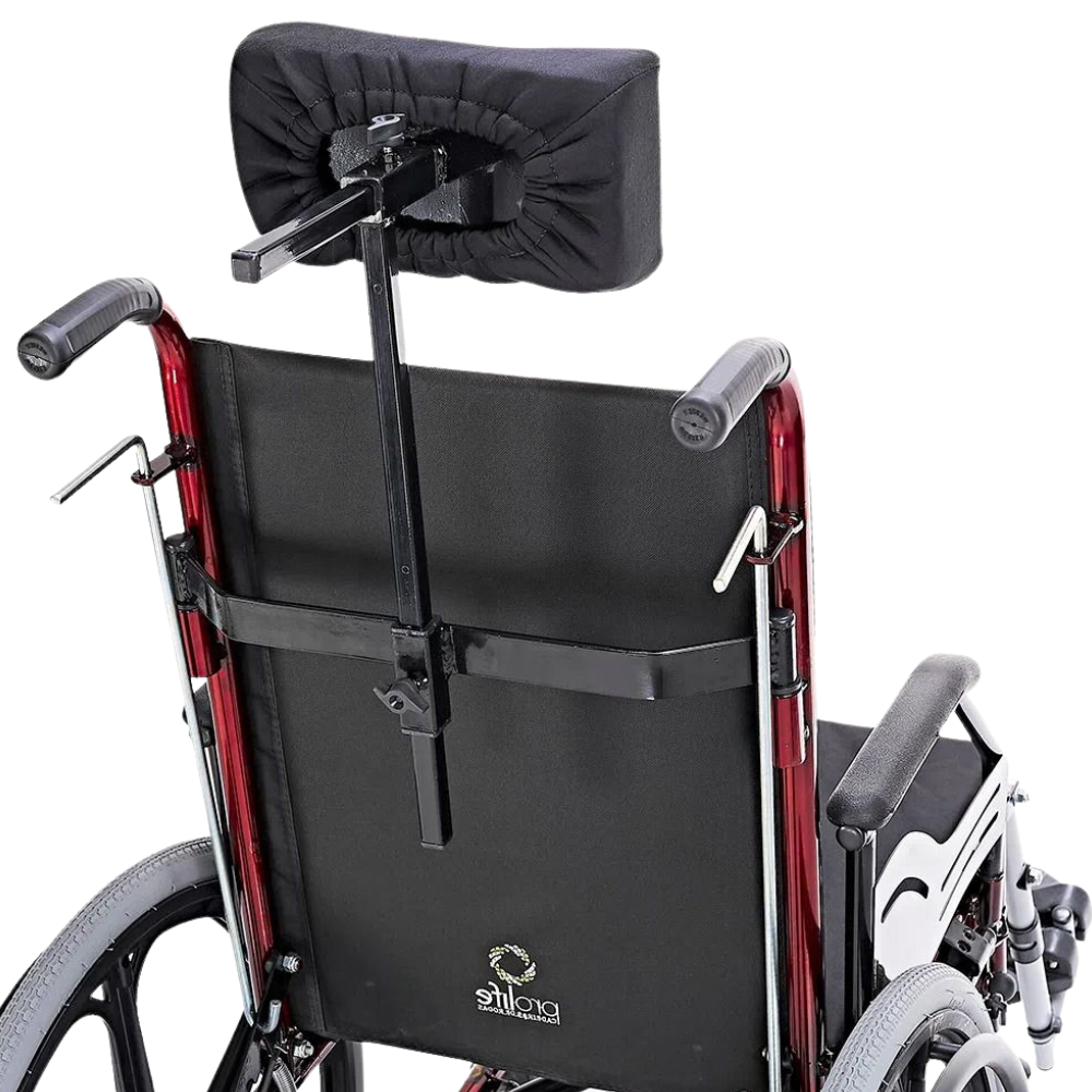 Cadeira de Rodas Reclinável Tetra Prolife - 44cm - Vinho + Cinto 4 Pontos Para Cadeiras De Rodas Prolife