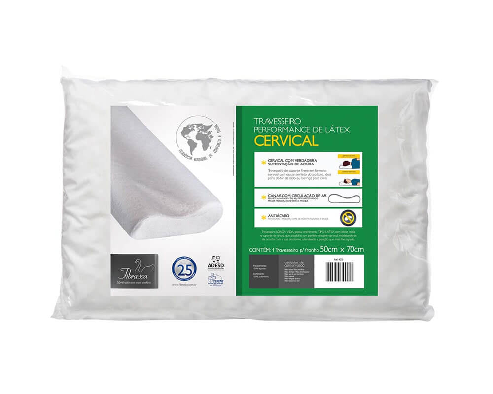 Travesseiro No Allergy Silicomfort Alto Ref. WC2047 Fibrasc