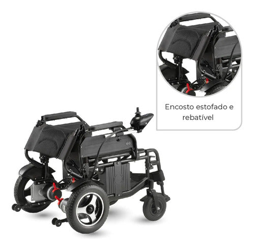 Cadeira de Rodas Motorizada D800 (120 kg) - Dellamed
