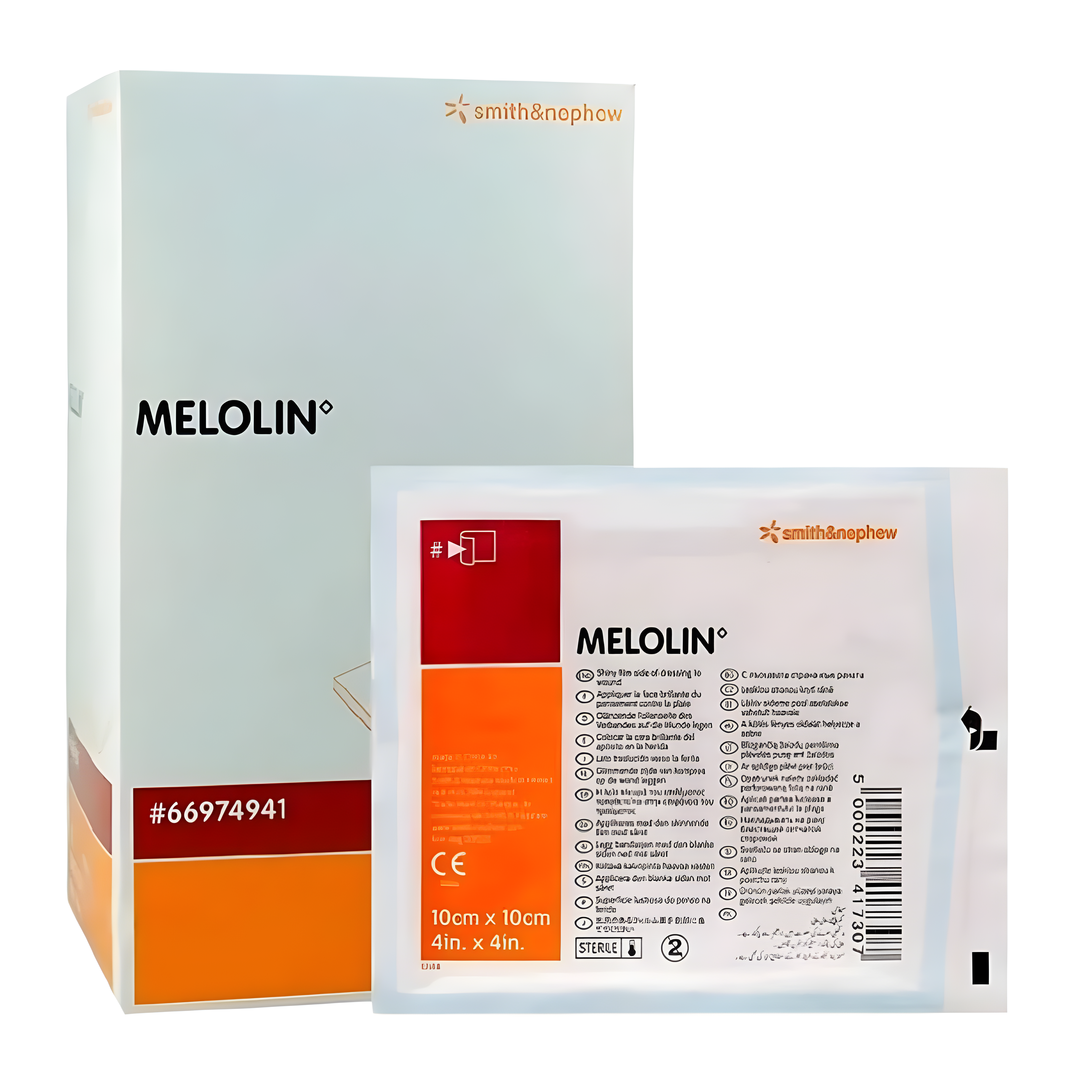 Curativo Melolin 10x10cm Smith e Nephew