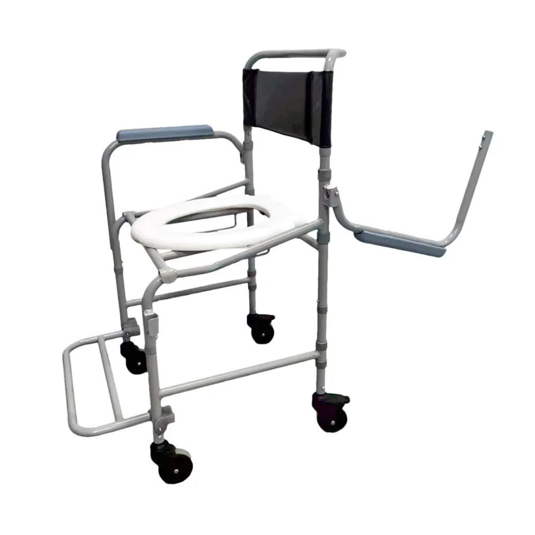 Cadeira de Banho Higiênica Dobrável em Aço D40 (120 kg) - Dellamed