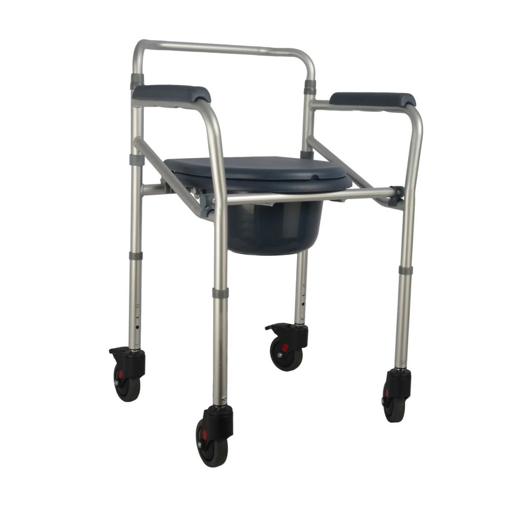 Cadeira De Banho Em Aluminio Dobravél Até 100 Kg Hidrolight