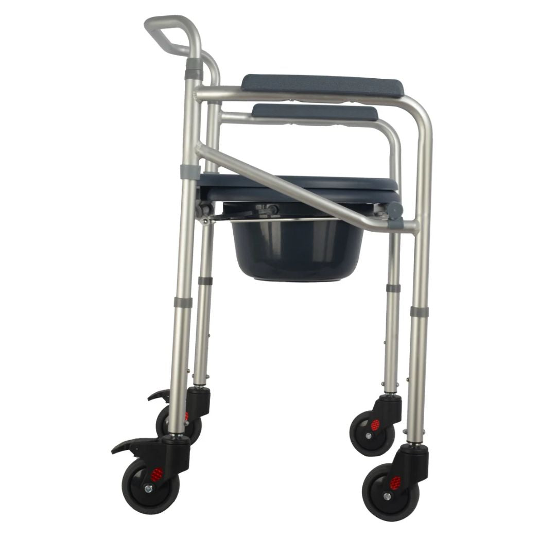 Cadeira De Banho Em Aluminio Dobravél Até 100 Kg Hidrolight