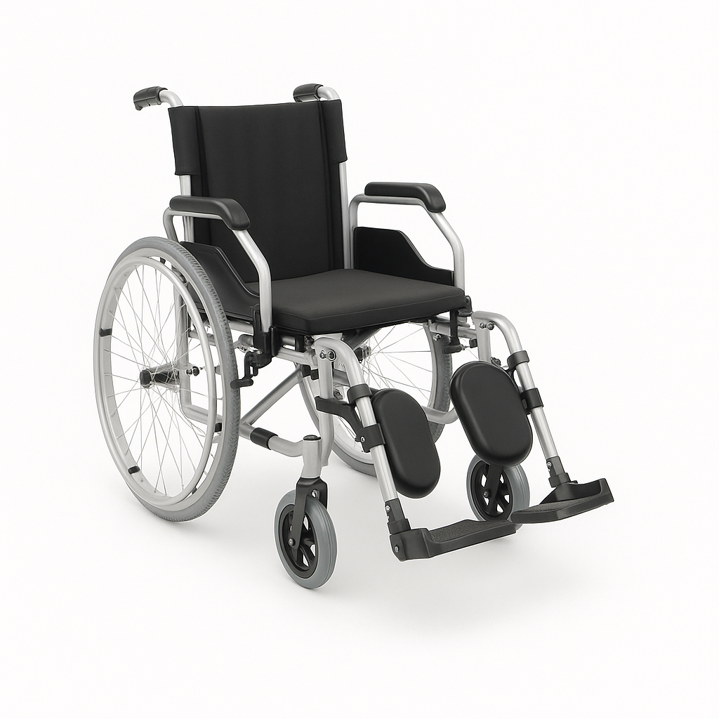 Suporte para Elevação de Pernas Ajustável Cadeira de Rodas D600 Dellamed
