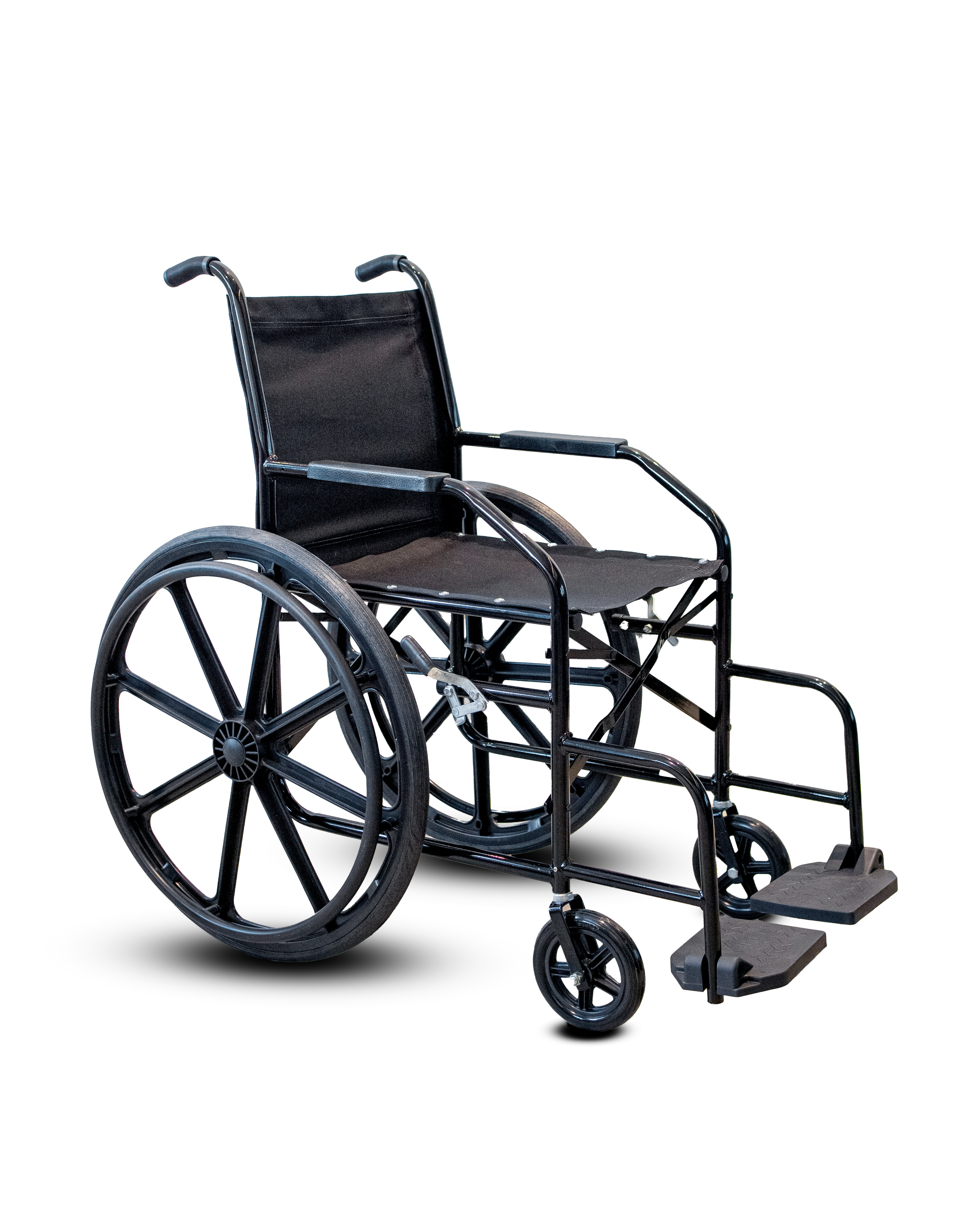 Cadeira de Rodas Simples até 90kg Pneu Maciço 44cm - Prolife