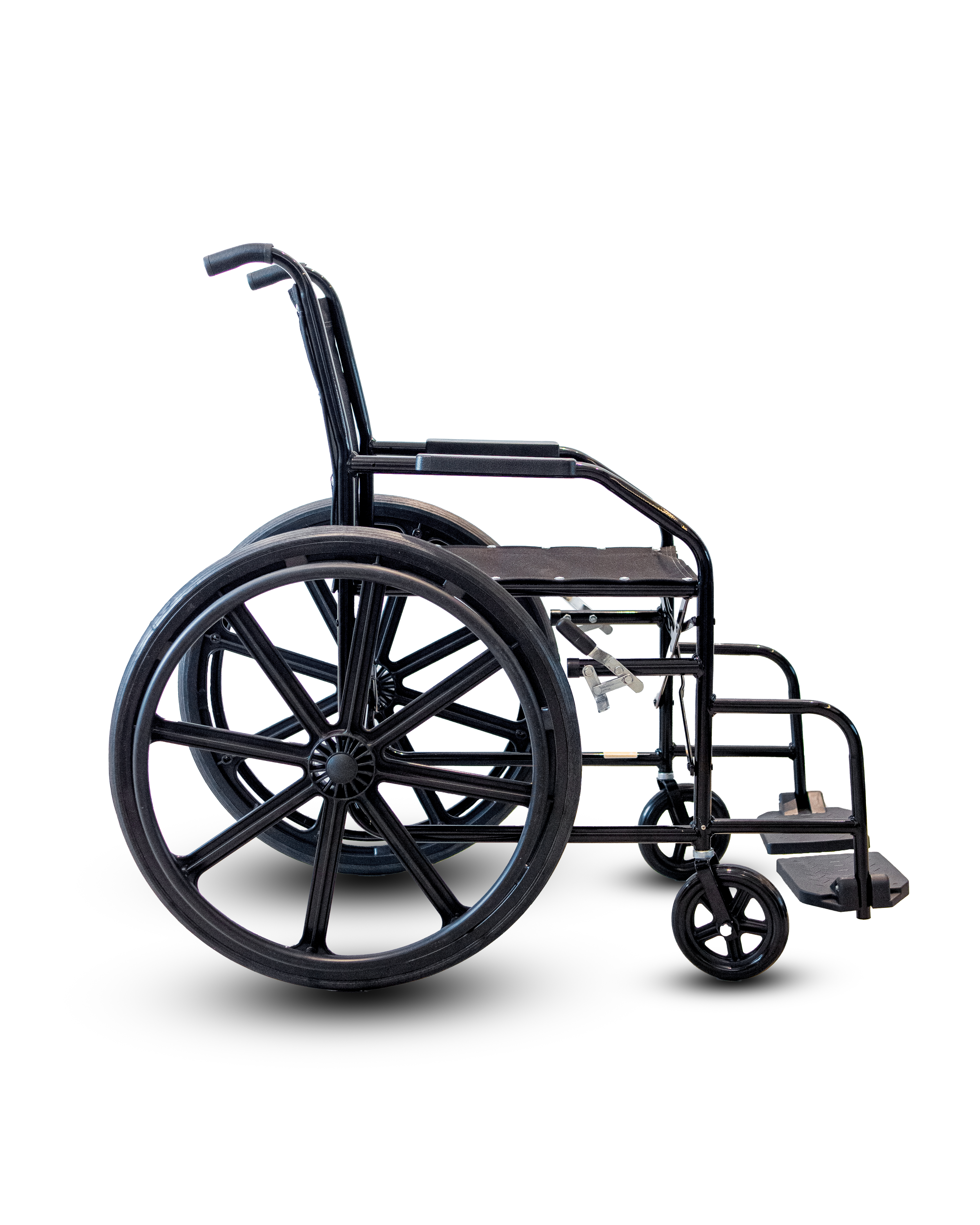 Cadeira de Rodas Simples até 90kg Pneu Maciço 44cm - Prolife