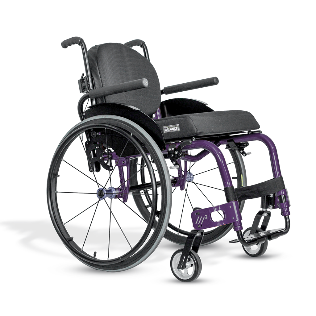 Cadeira de Rodas Monobloco M3 Premium Roda Sentinell Ortobras