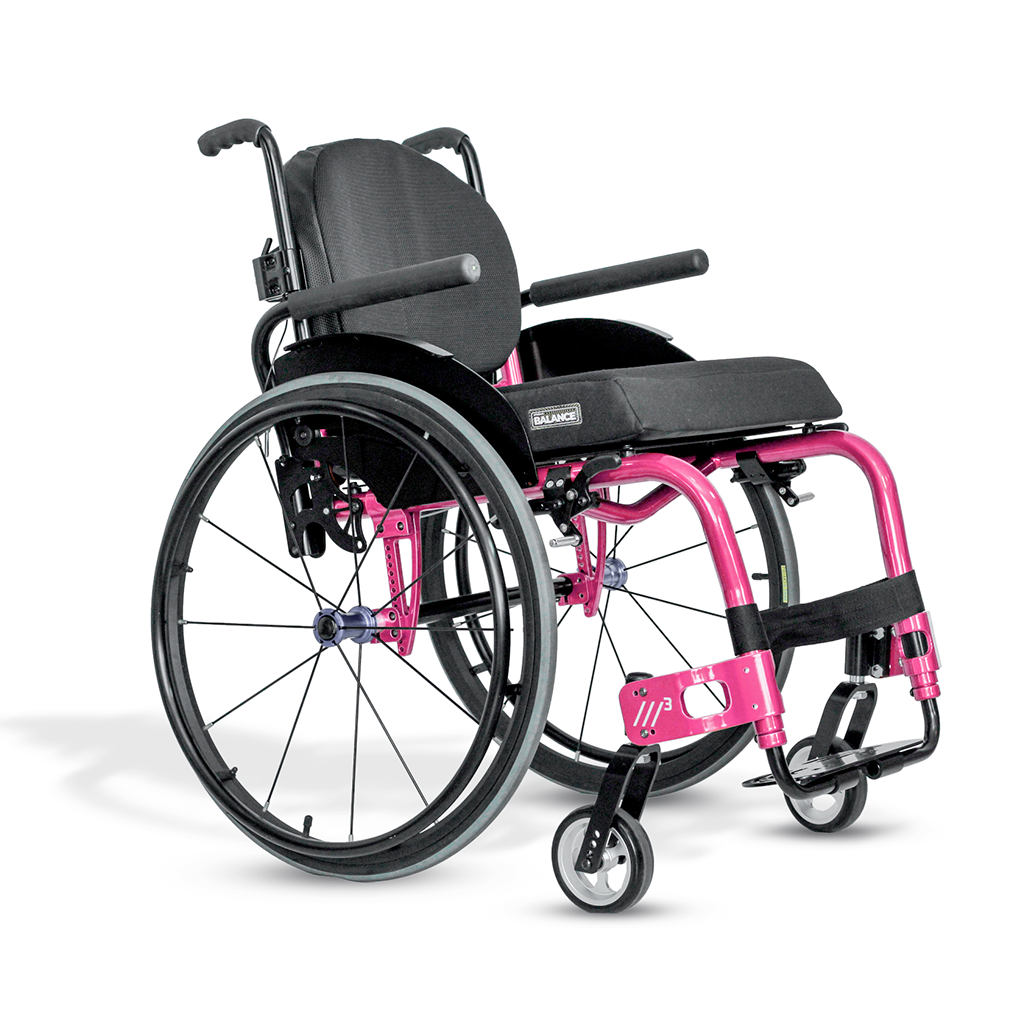 Cadeira de Rodas Monobloco M3 Premium Roda Sentinell Ortobras