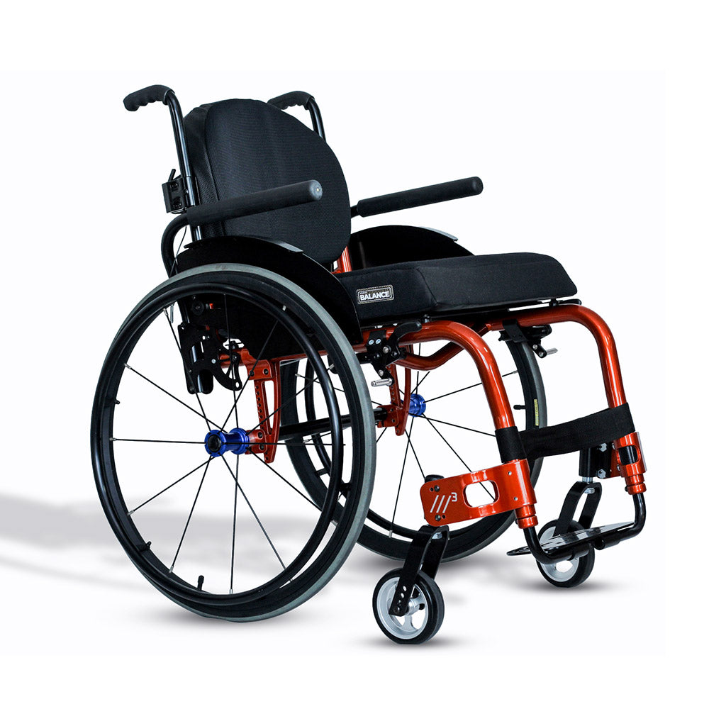 Cadeira de Rodas Monobloco M3 Premium Roda Sentinell Ortobras