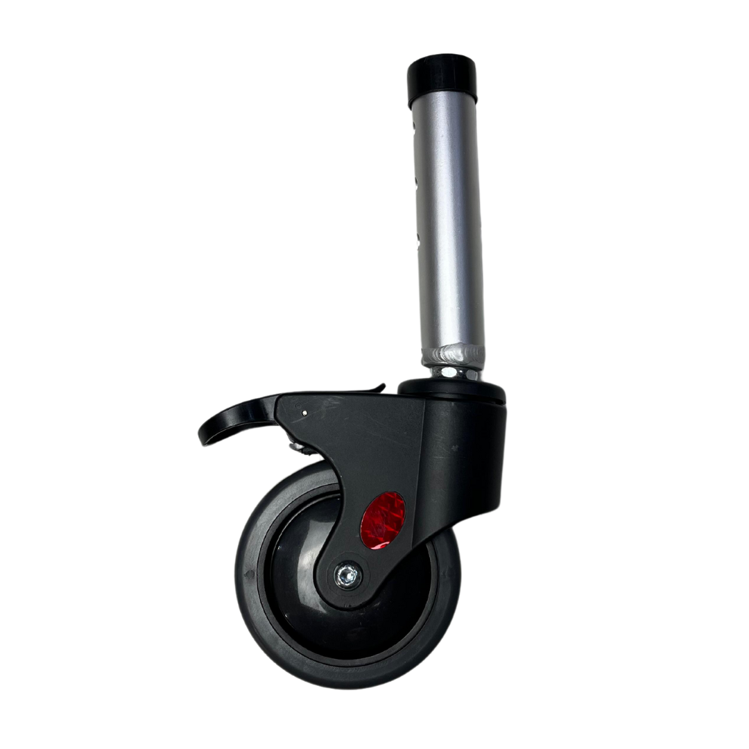 Roda Cadeira de Banho Higiênica Dobrável Alumínio (135 kg) - Hidrolight - Traseira