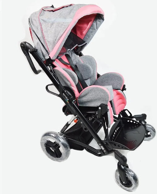 Carrinho  Kimba Neo  2 Assento 26-35CM Cinza/Rosa Turquesa Ottobock