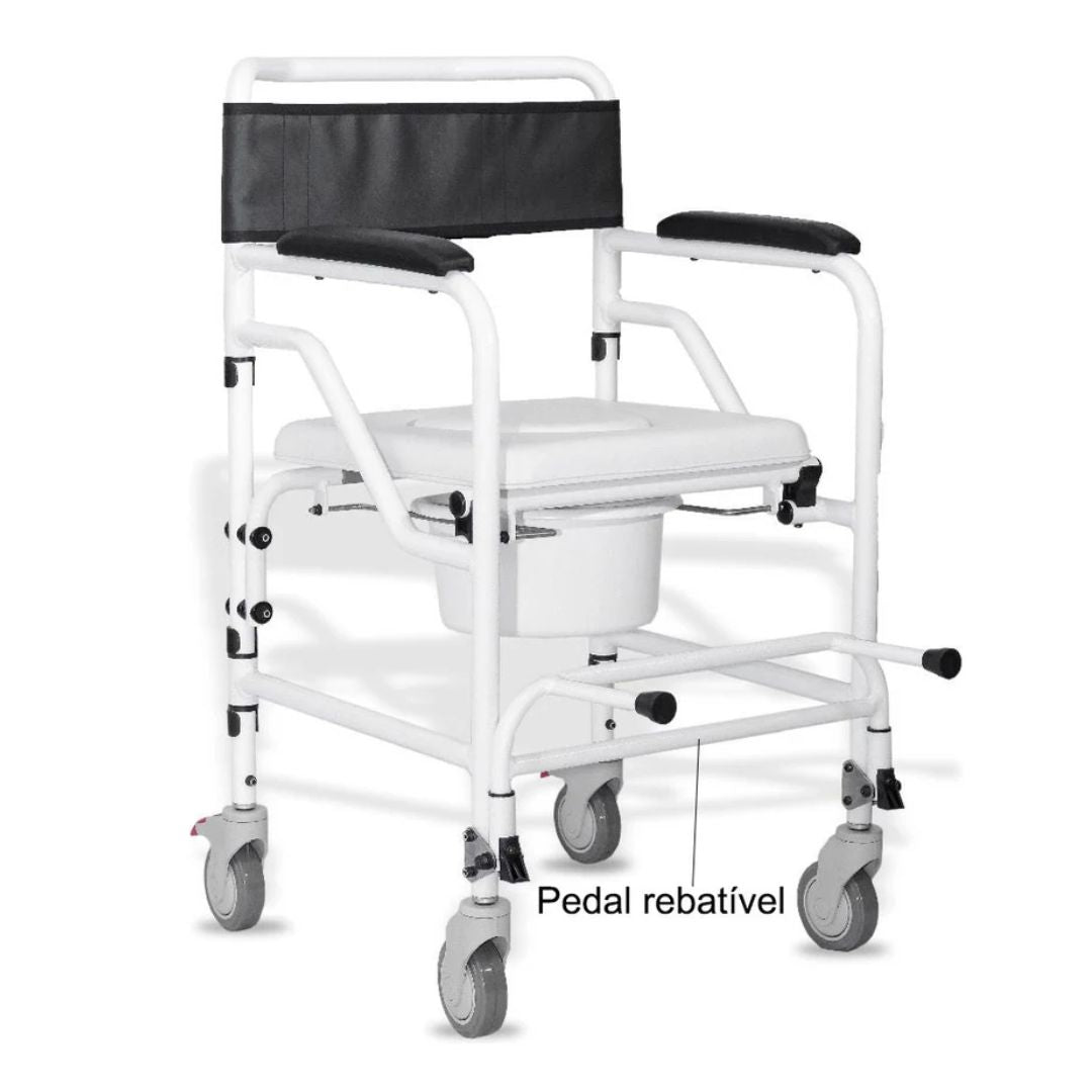 Cadeira de Banho em Alumínio Dobrável BF New 48cm Ortobras