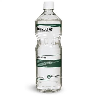 Álcool Etílico Rialcool 70% 1000ml Rioquímica