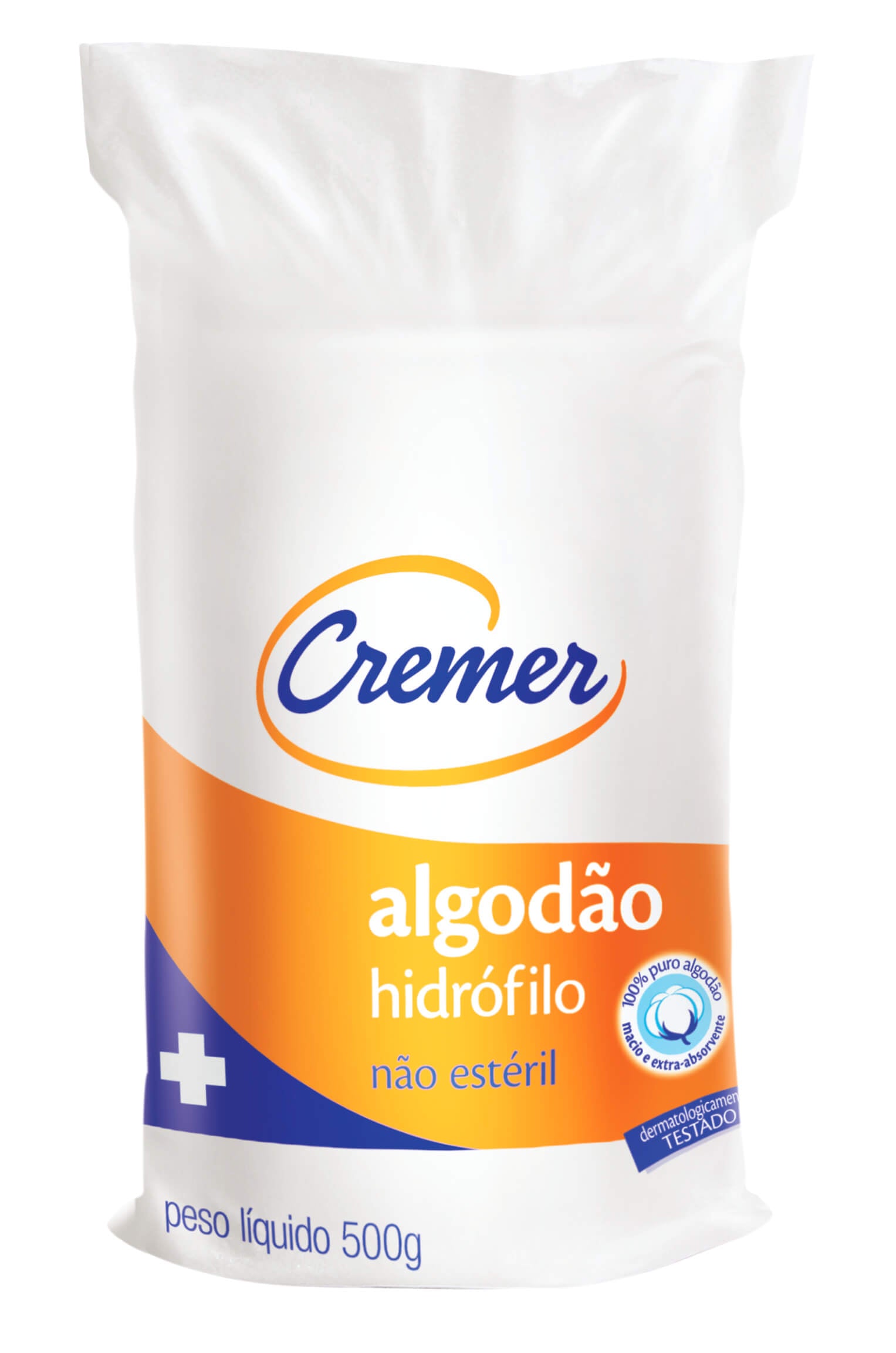 Algodão Hidrófilo 500g Cremer